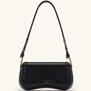 JW PEI Black and Gold Shoulder Bag